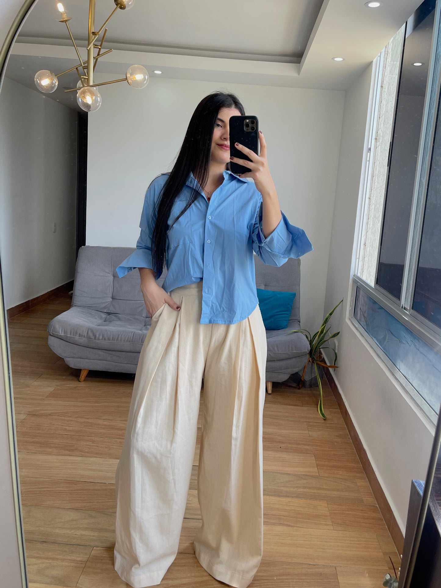 Camisa catheri Azul