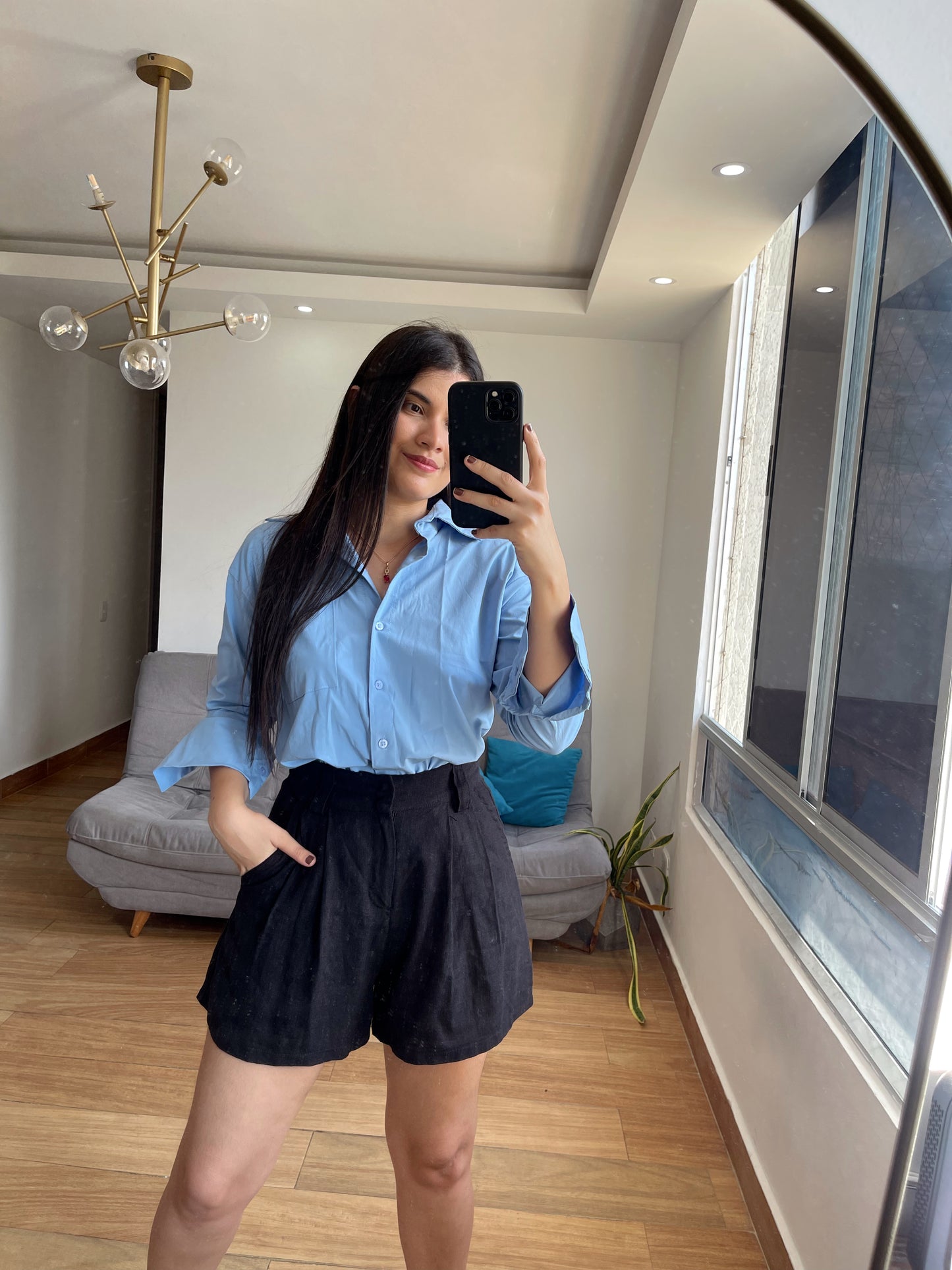 Camisa catheri Azul