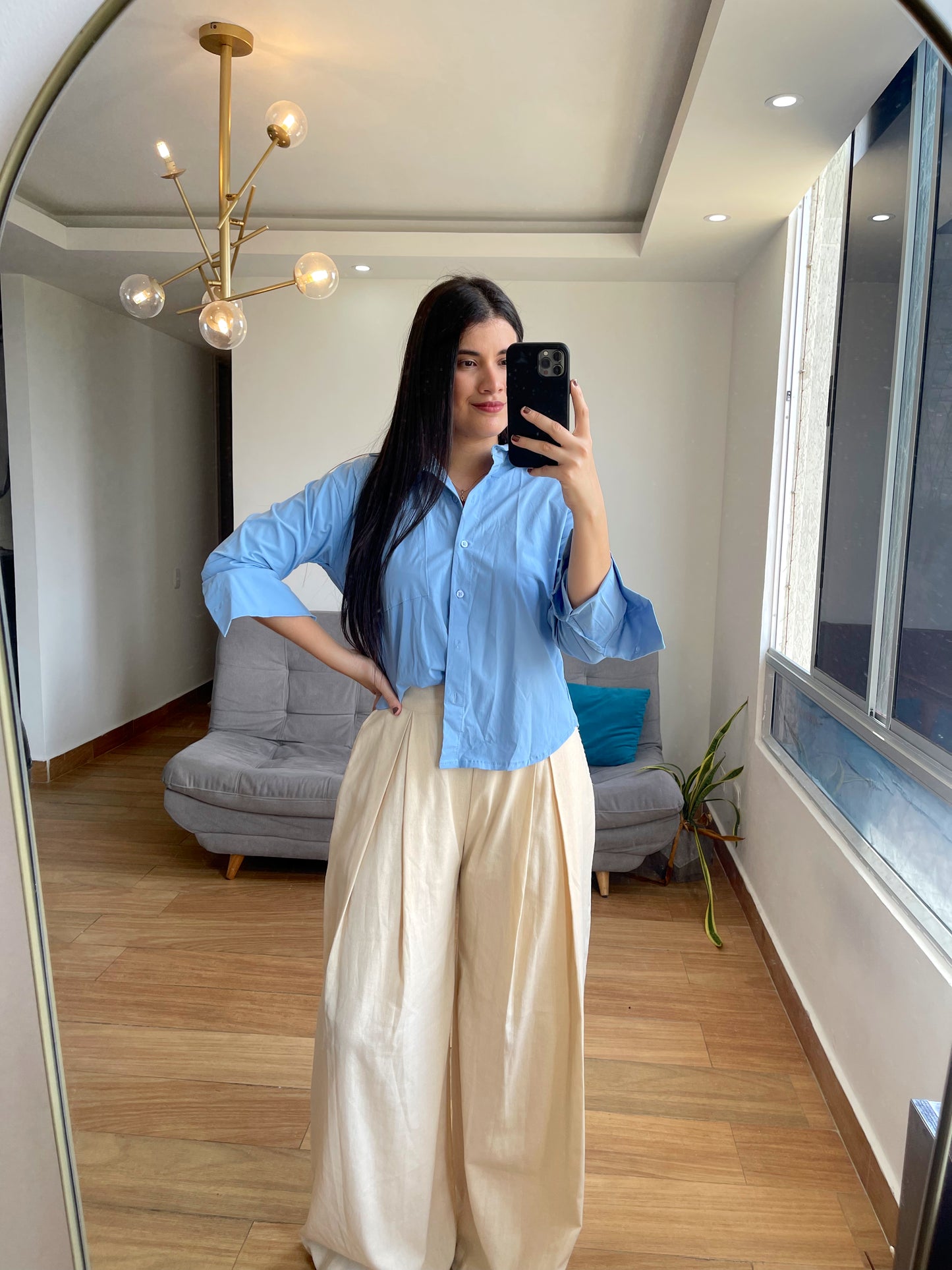 Camisa catheri Azul