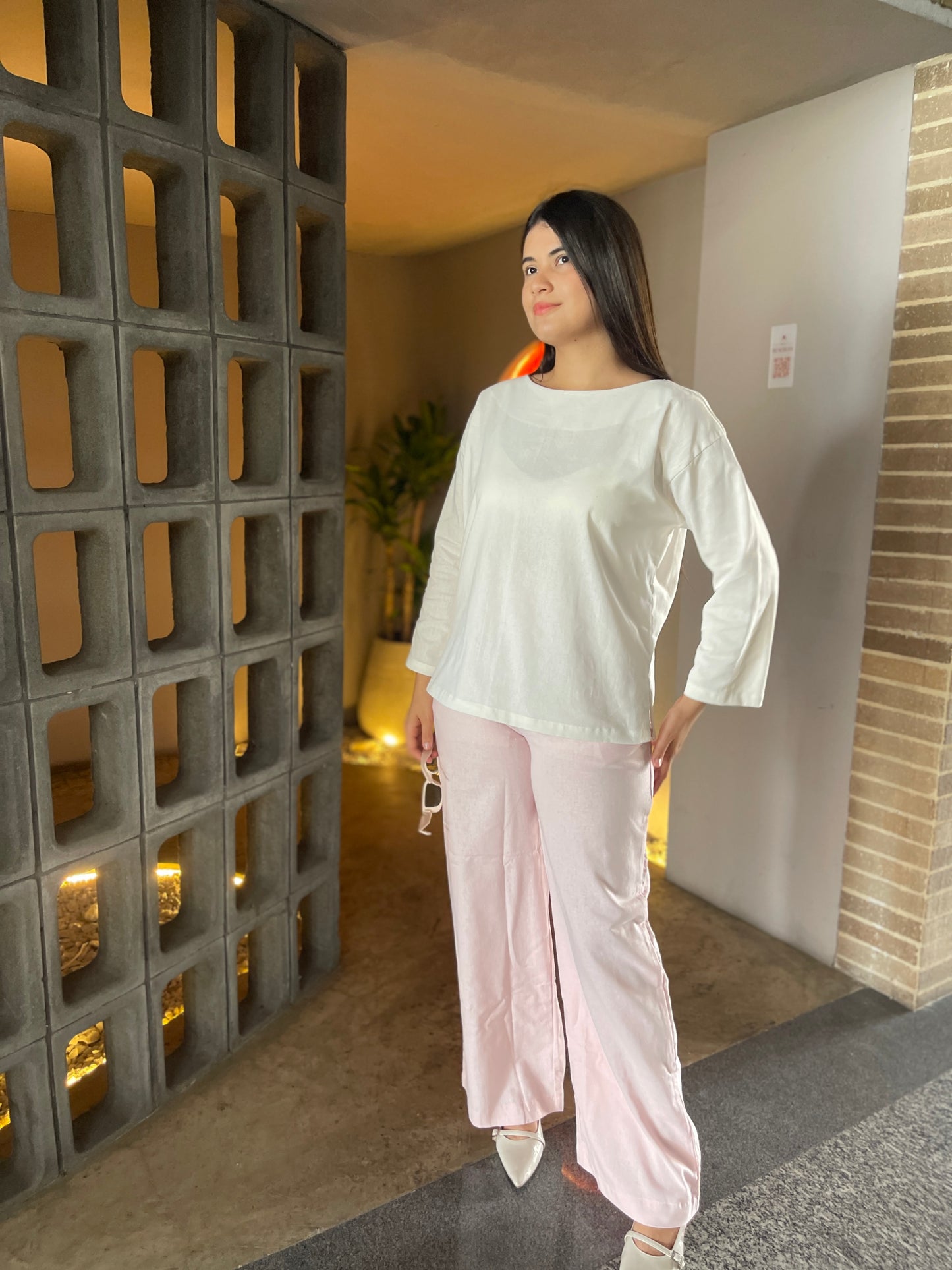 Blusa Lía manga larga