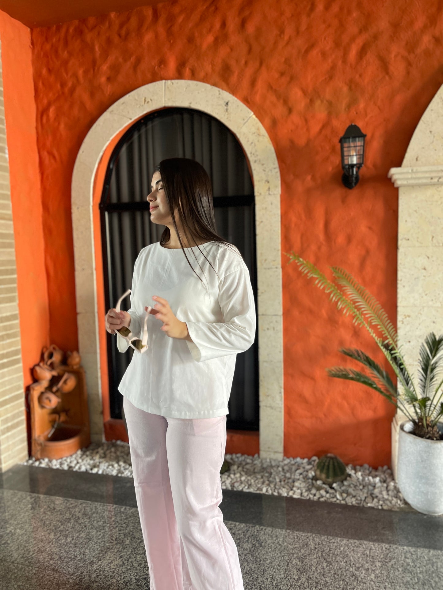 Blusa Lía manga larga