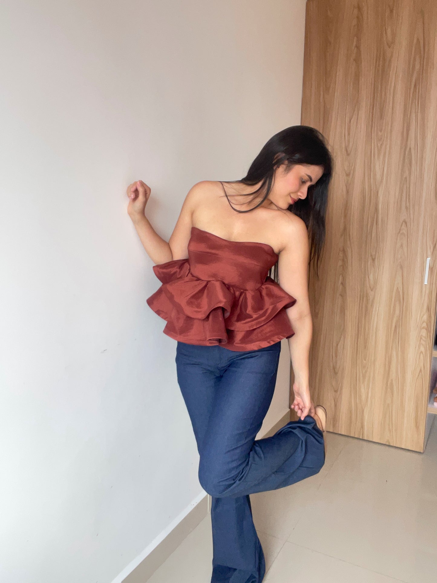 Top Teresa terracota