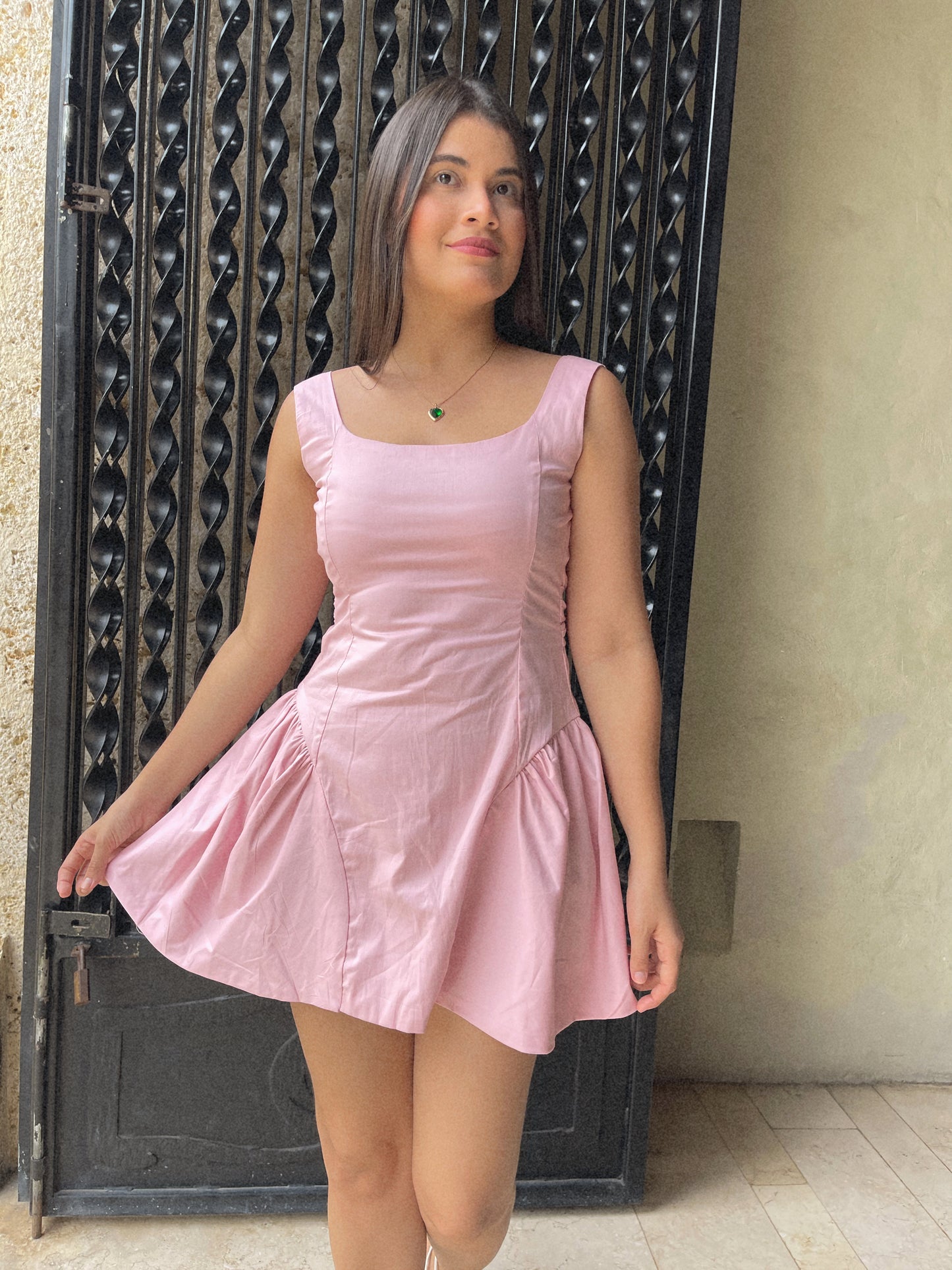 Vestido Múnich Palo rosa