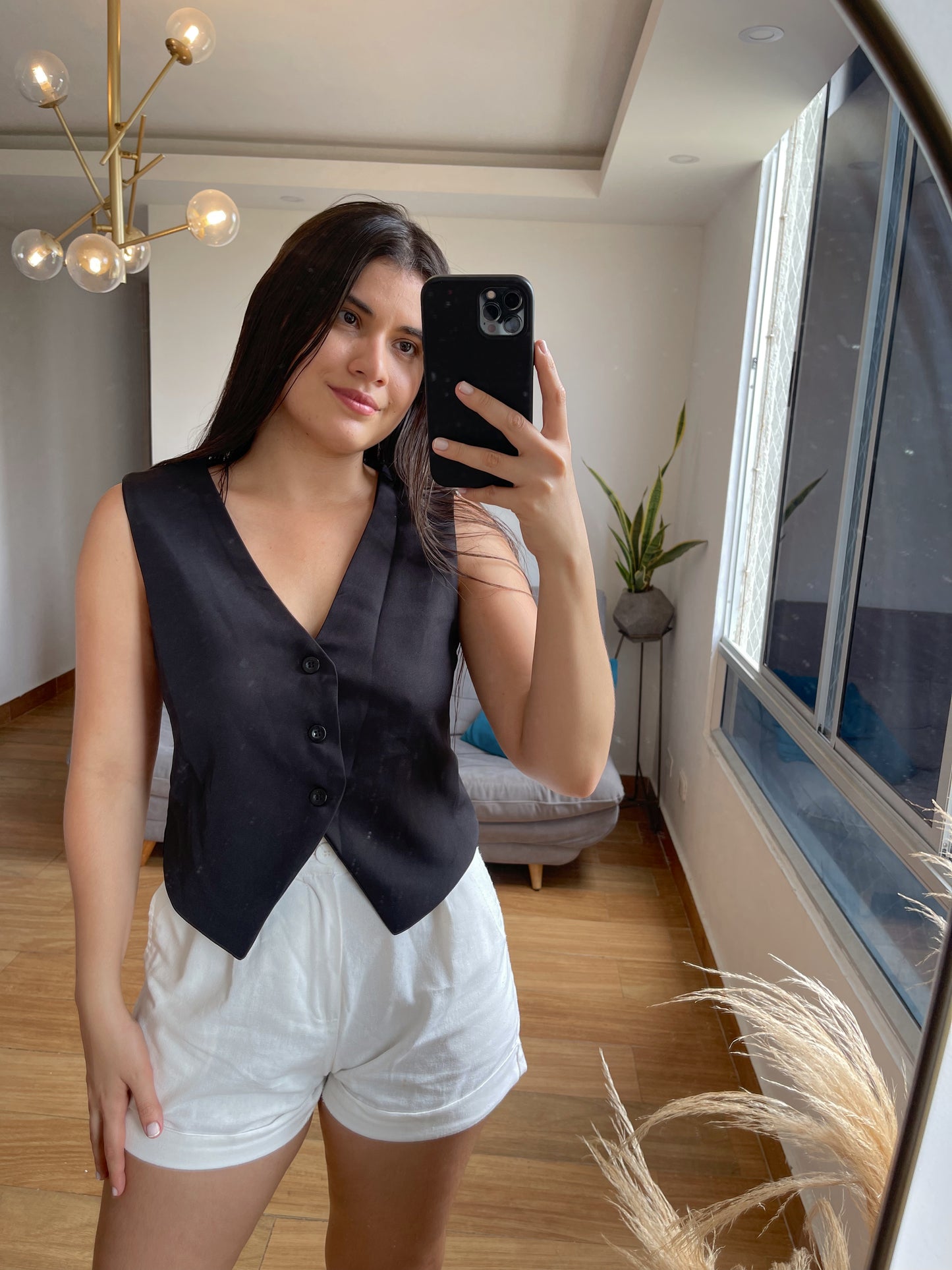 Chaleco Zara Negro