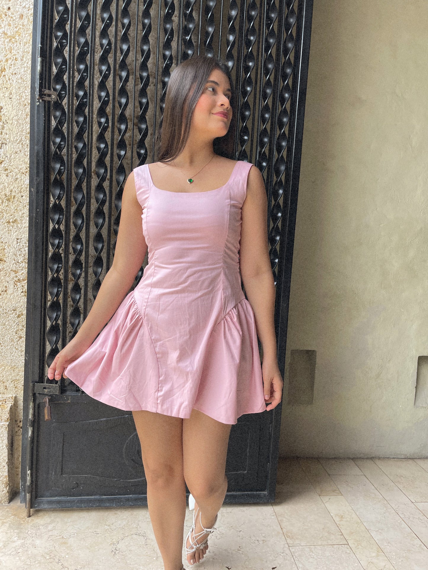 Vestido Múnich Palo rosa