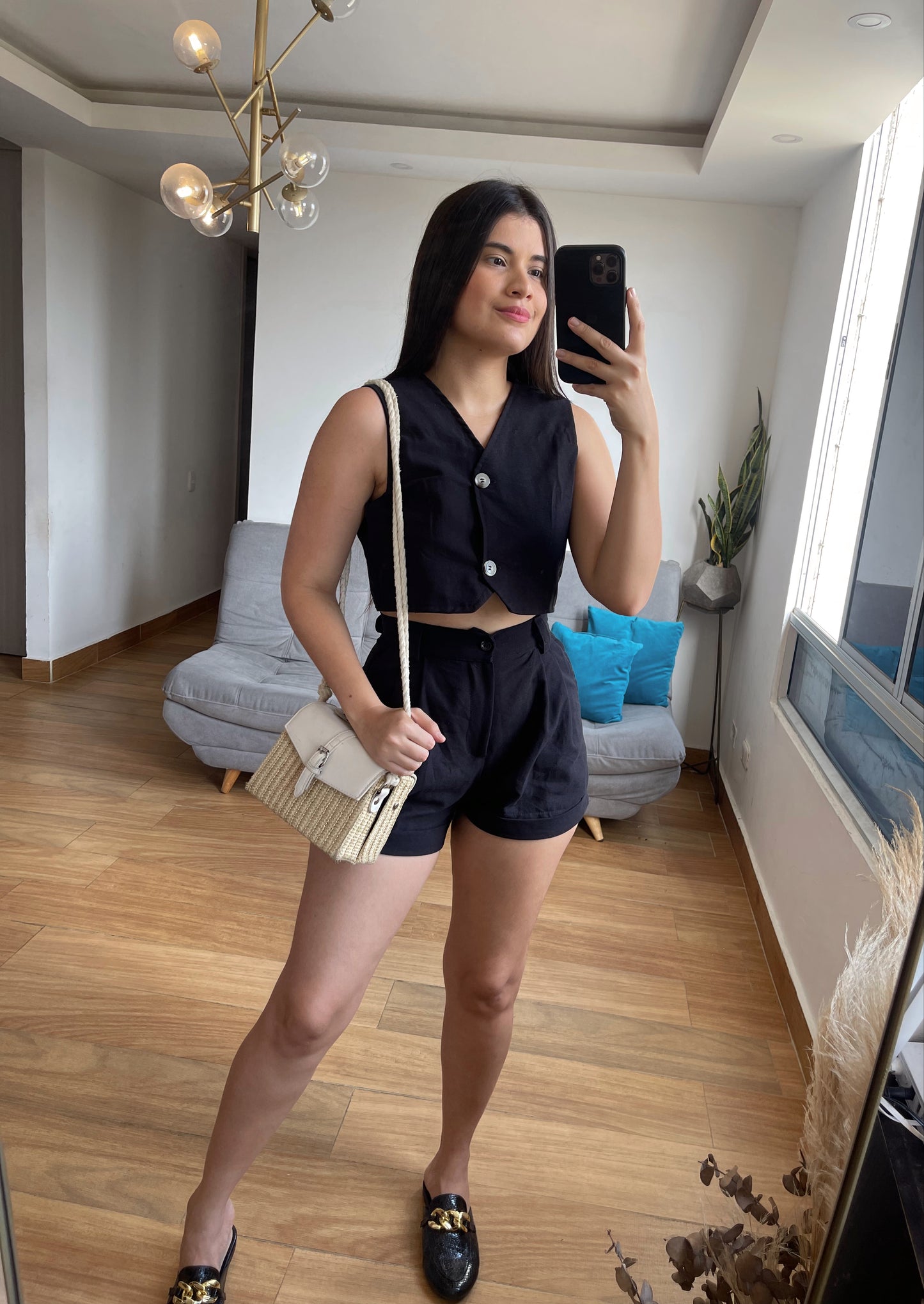 Chaleco chicago + Short norah