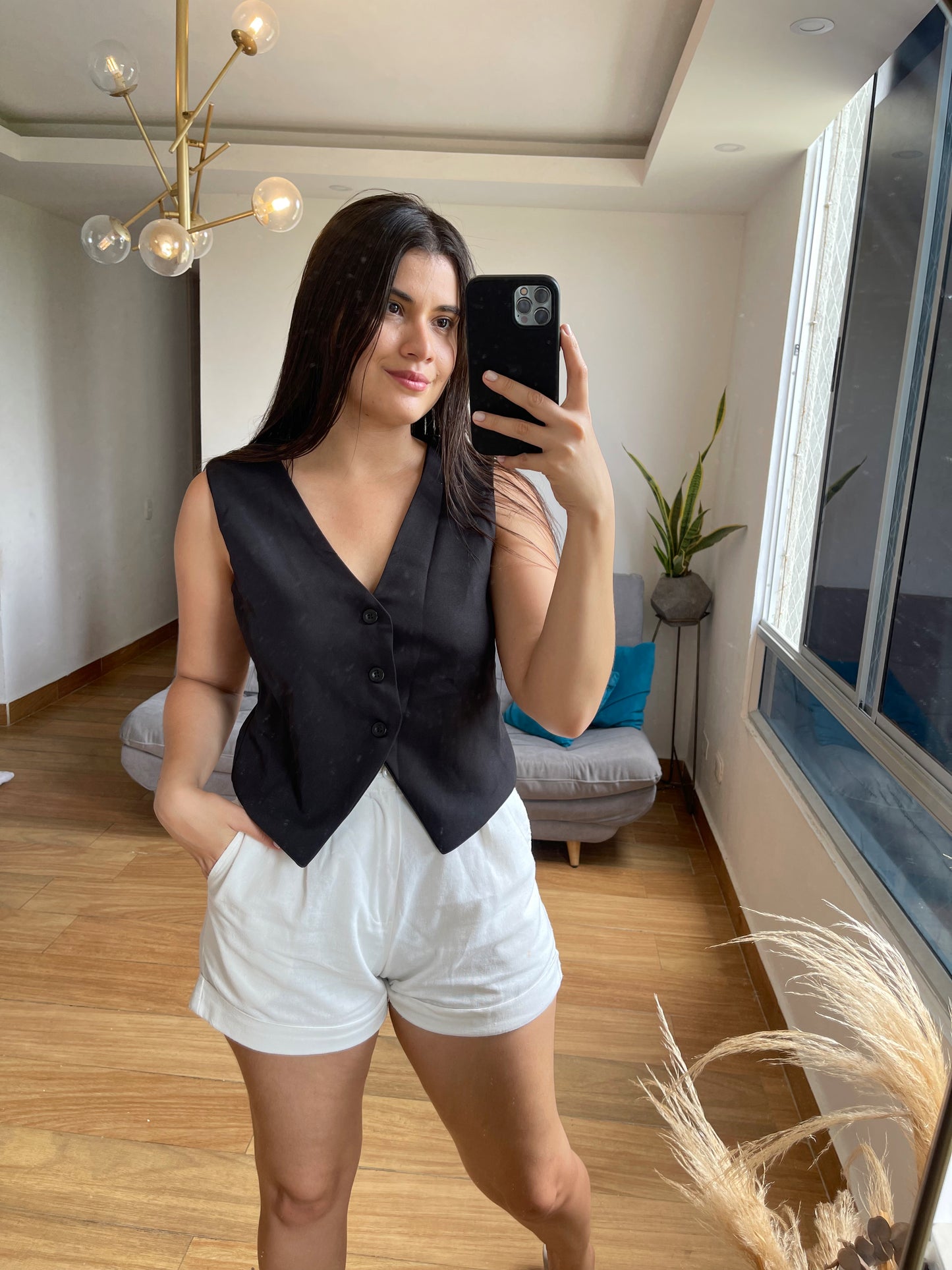 Chaleco Zara Negro