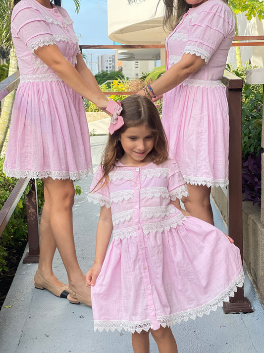 Vestido Encaje de Aurora niña