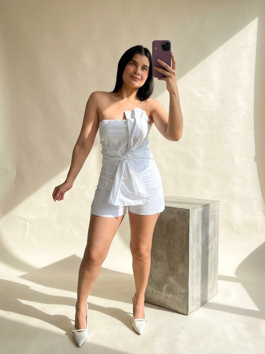 Set top lazo y short corto