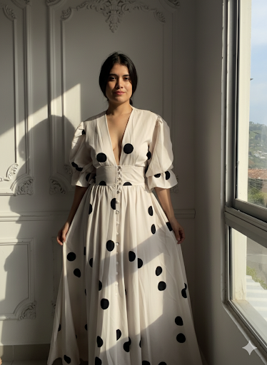 Vestido Angarita lunares