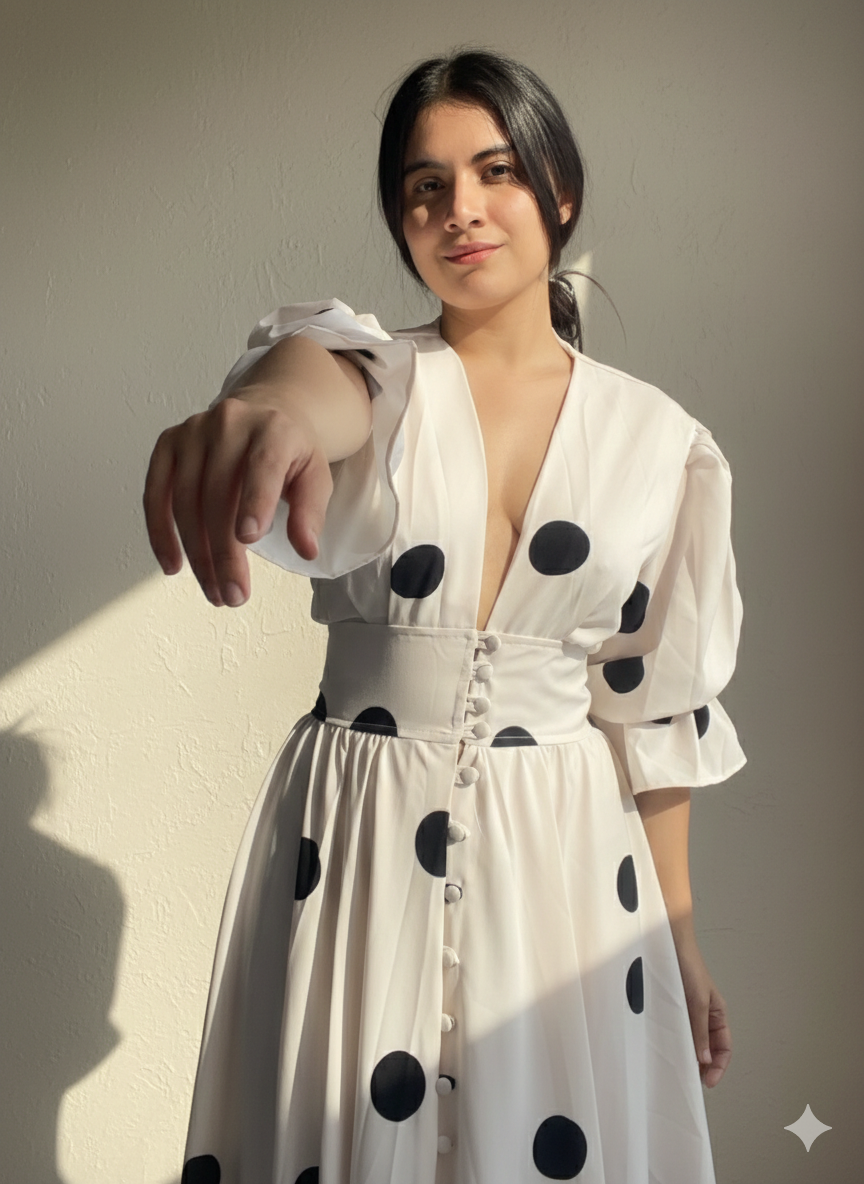Vestido Angarita lunares