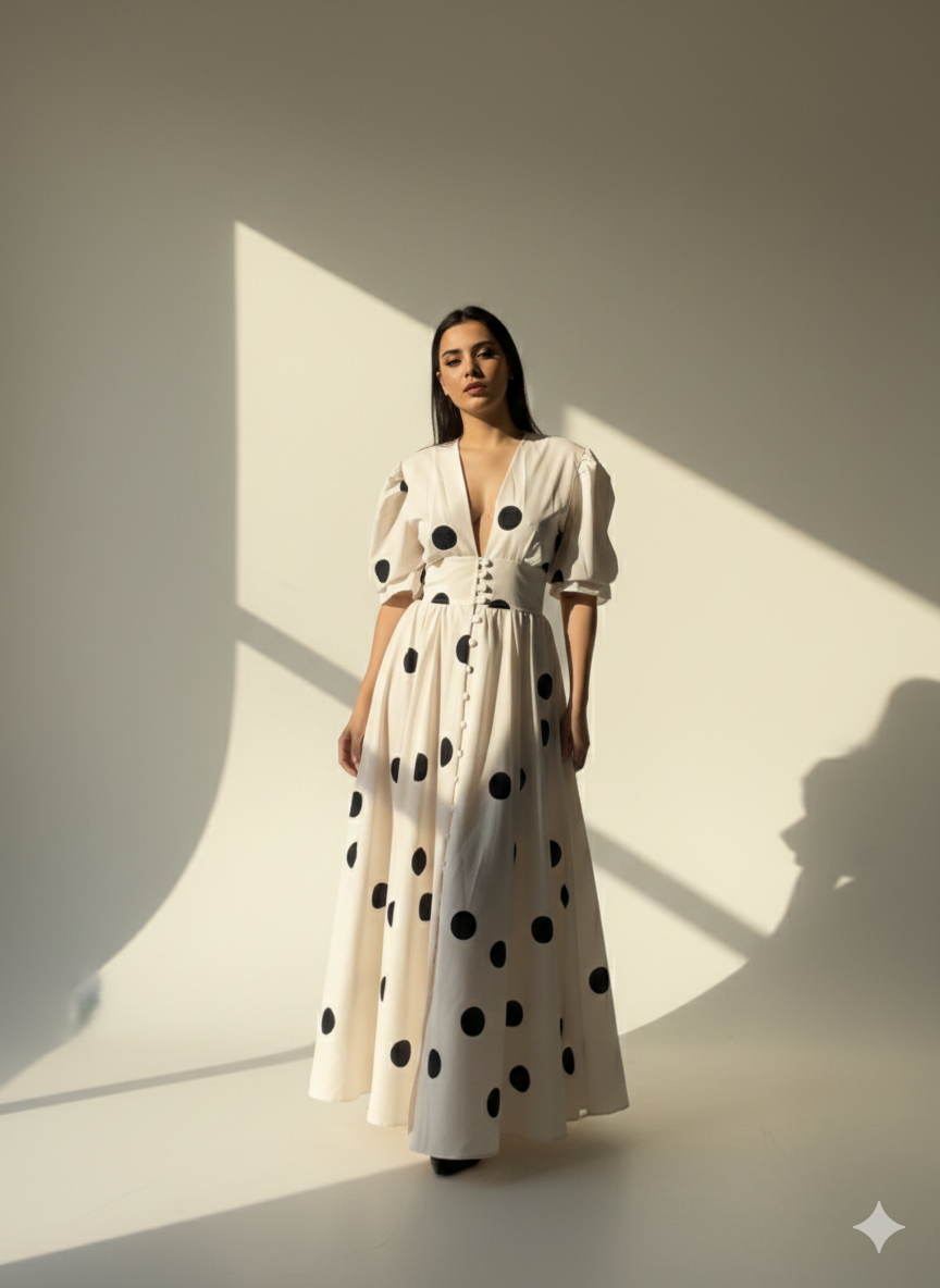 Vestido Angarita lunares