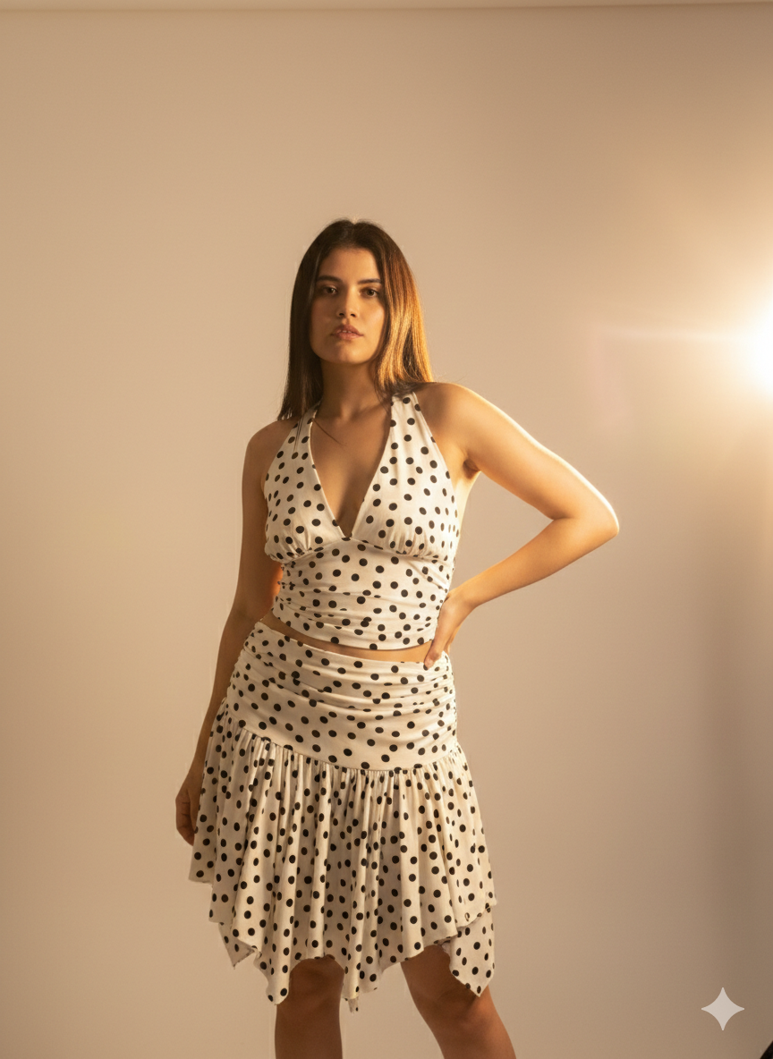 Set  Baby polka dolts