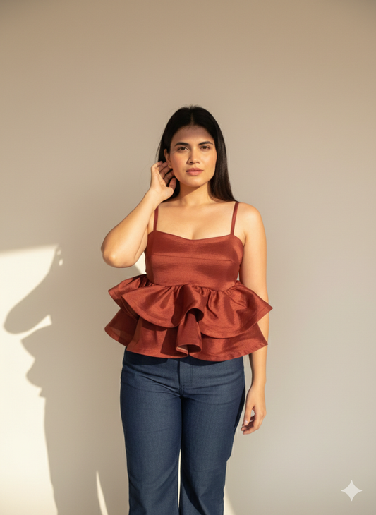 Top Teresa terracota