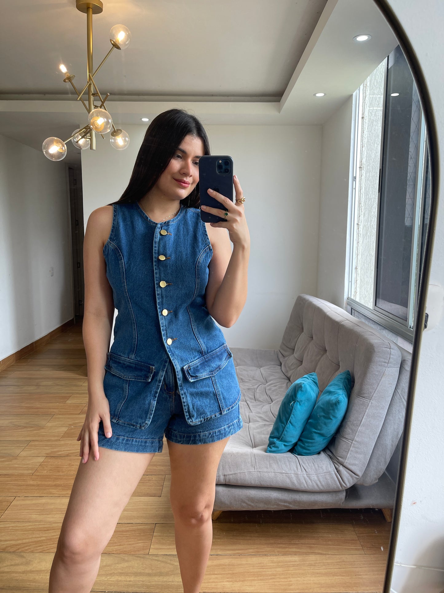 Set Diadema Denim