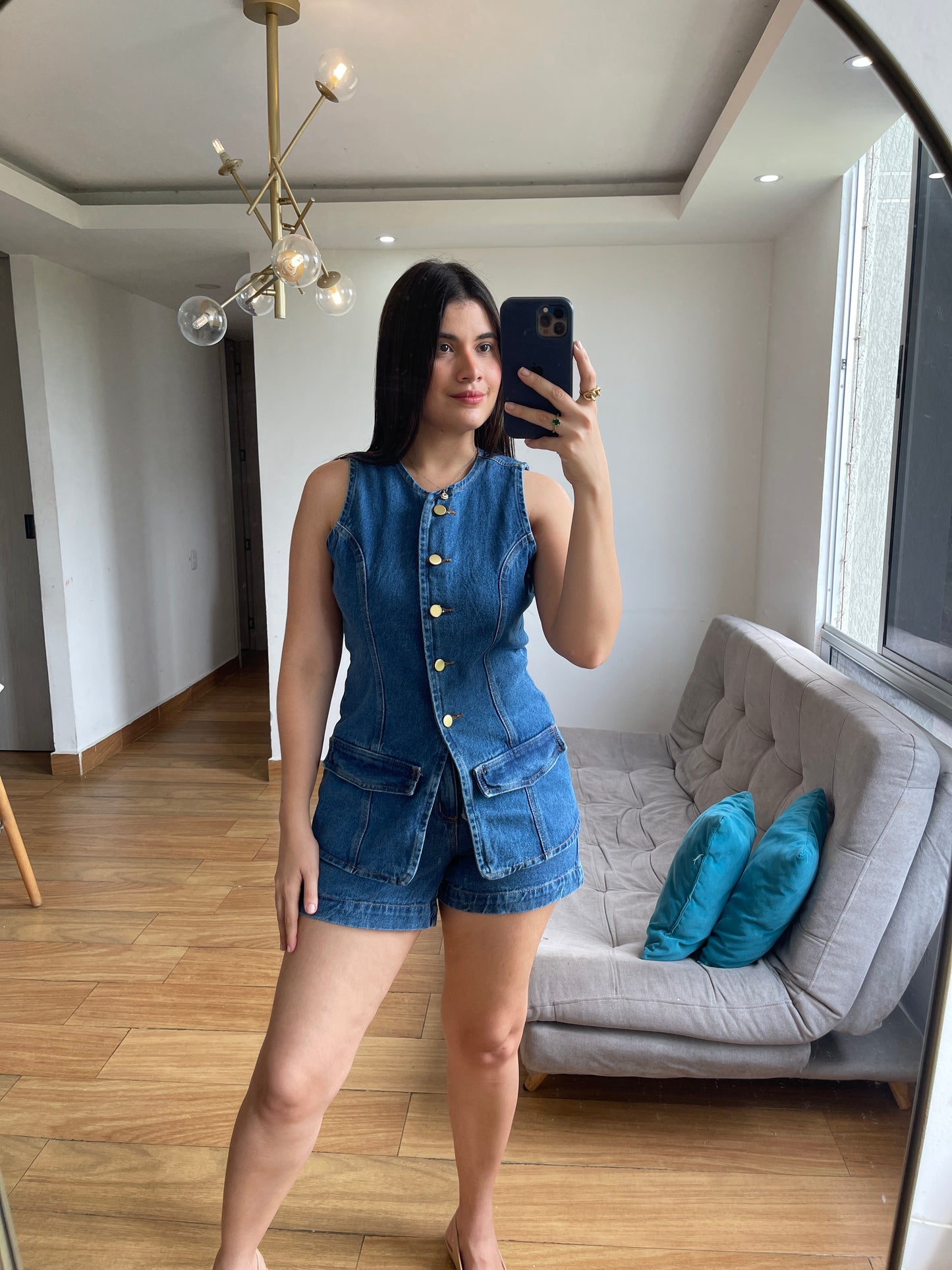 Set Diadema Denim