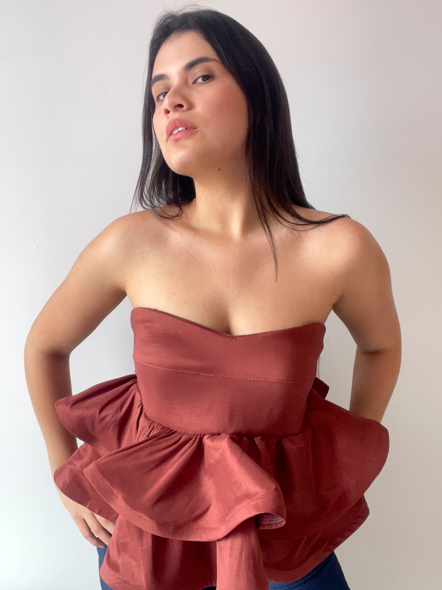 Top Teresa terracota