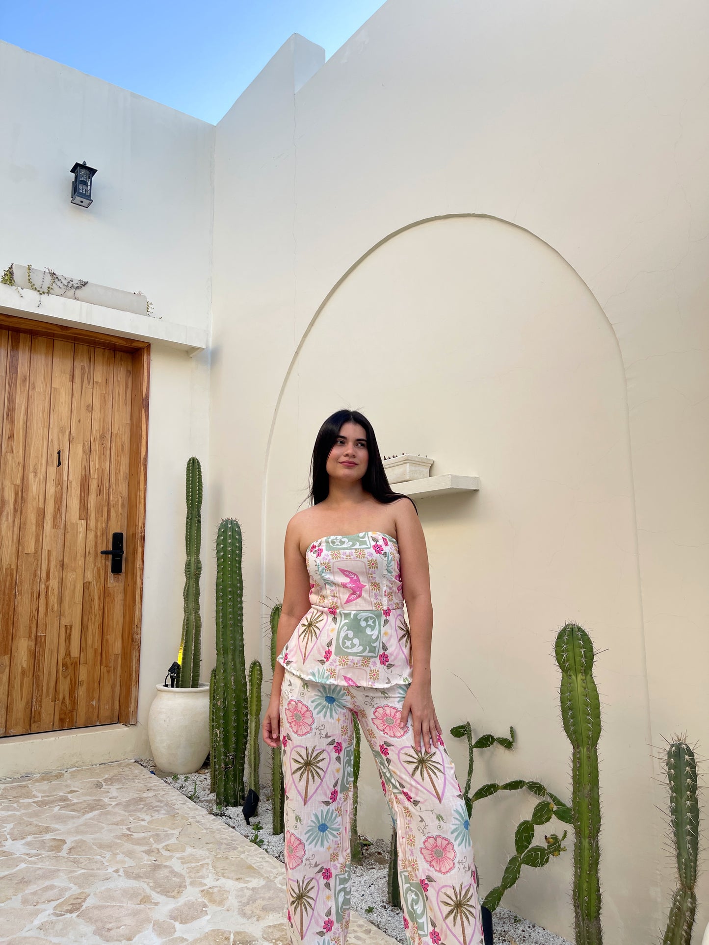 Set Riviera estampado