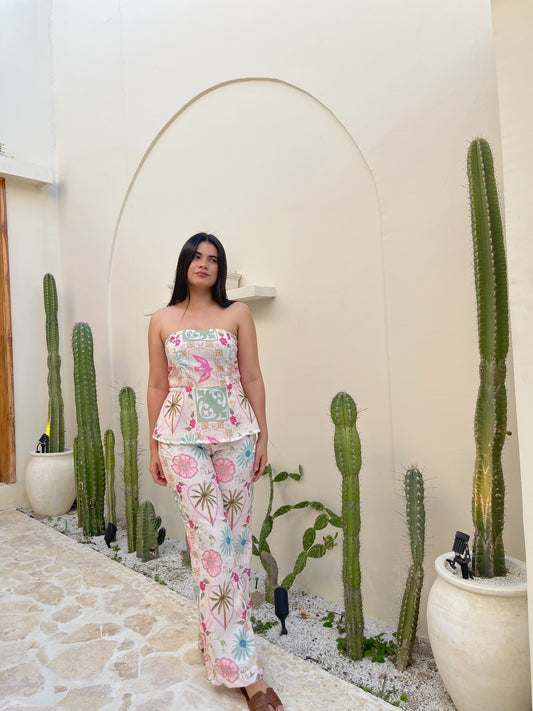 Set Riviera estampado