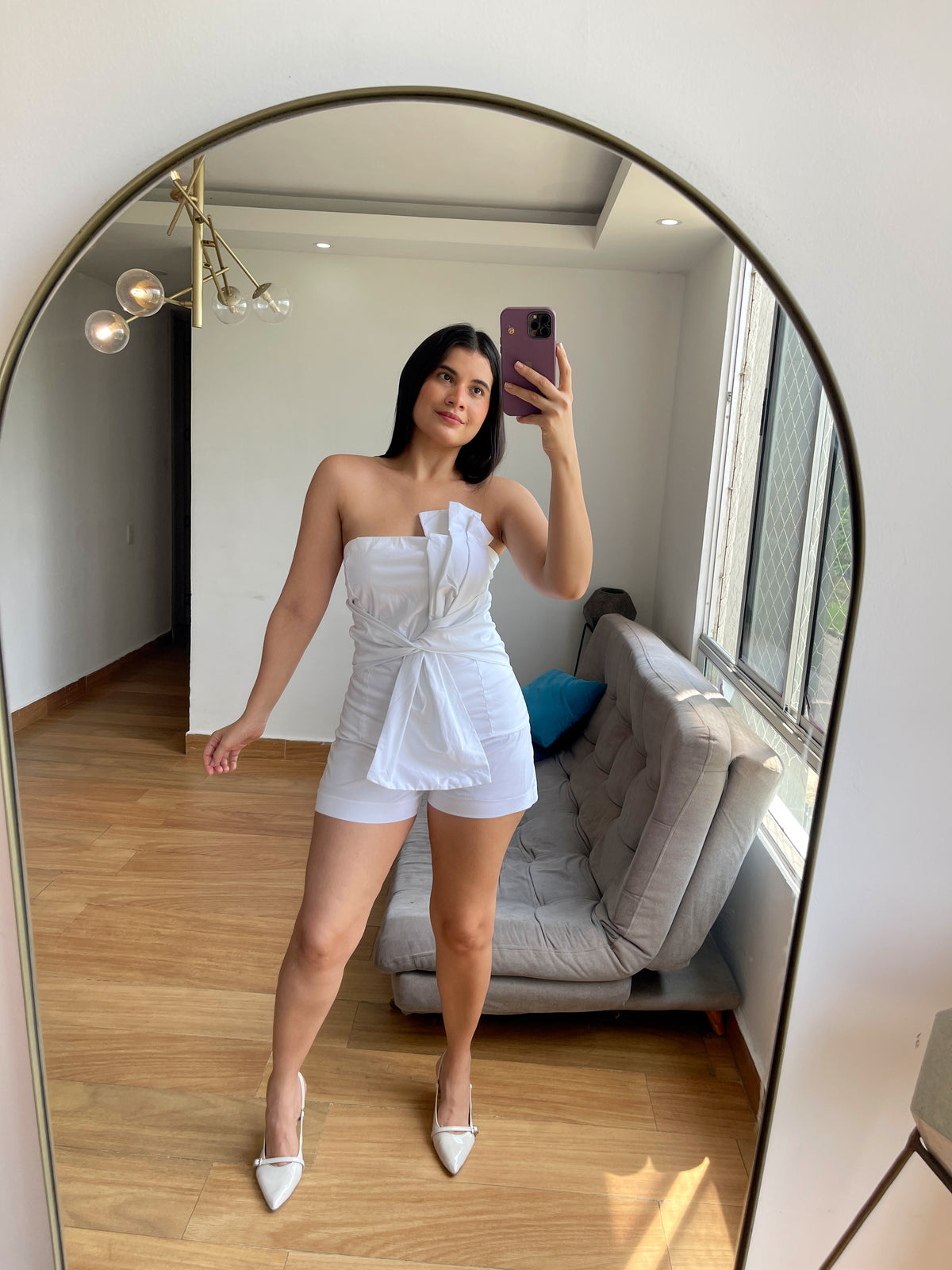 Set top lazo y short corto