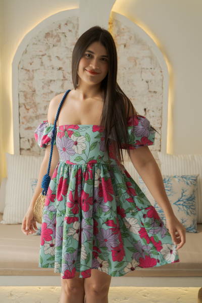 Vestido boreal verde